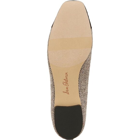 Sam Edelman Womens Houndstooth Synthetic Pull-On Rounded Toe Marley Ballet Flat - Picture 3 of 7